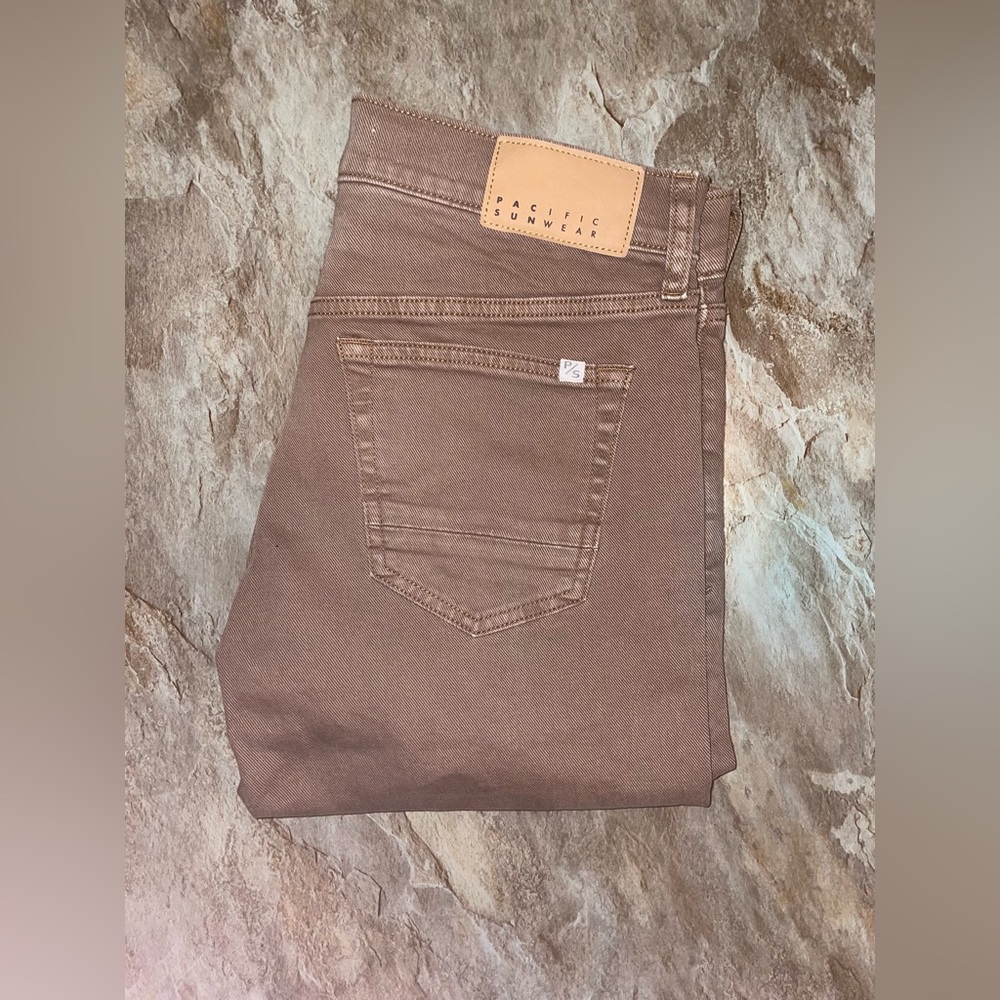 Brown Slim Jeans- Comfort Stretch